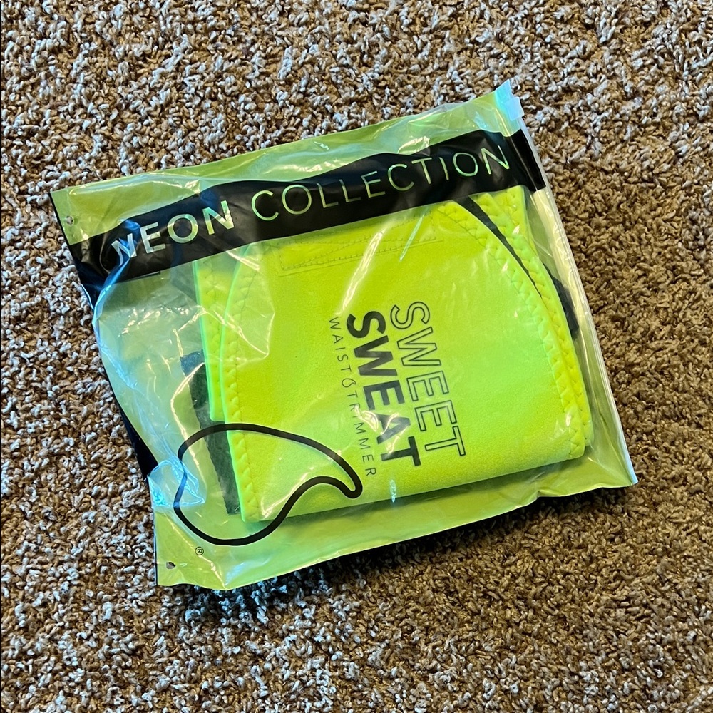 Sweet Sweat Waist Trimmer in Neon Yellow